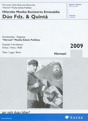 Dúo Fdz. & Quintá: akordeoi diatonikoa eta zanfona