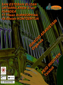 Txistu and organ concert