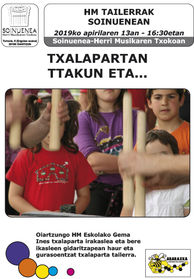 Txalaparta workshop for kids